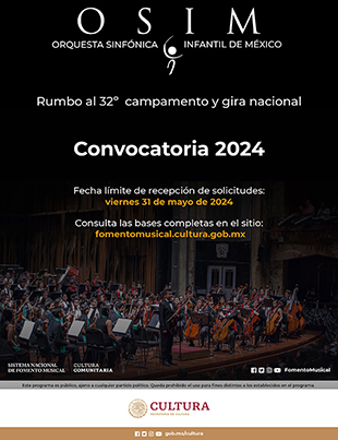 Convocatoria Orquesta Sinfónica Infantil de México