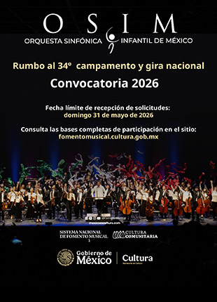 Convocatoria:Orquesta Sinfónica Infantil de México 2026