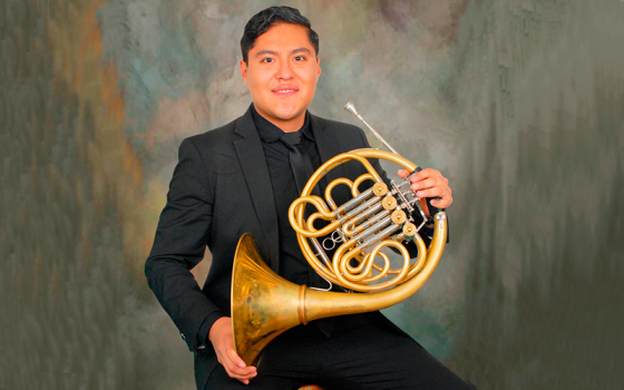 Entrada:El sonido del corno francés marcó mi vida. Es un instrumento que suena heroico y nostálgico: Iván Francisco Camacho Ramírez 