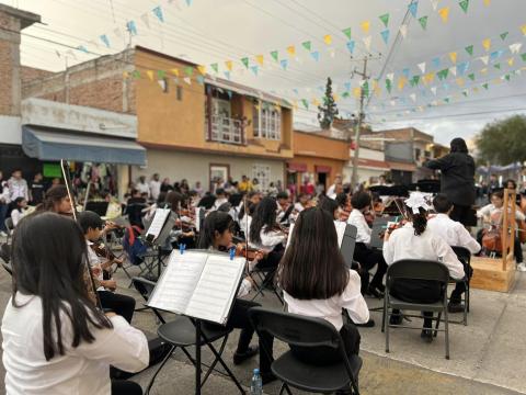 Semillero Creativo de Semillero Orquesta sinfónica comunitaria del Conservatorio de música de Celaya